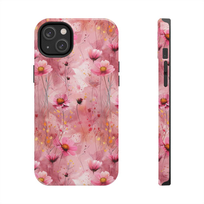 Pastel Grunge Floral pattern iPhone Case, Aesthetic Phone Cover, Artsy Floral Design, Protective Phone Cover compatible with a large variety of iPhone models, Phone Case, Gift