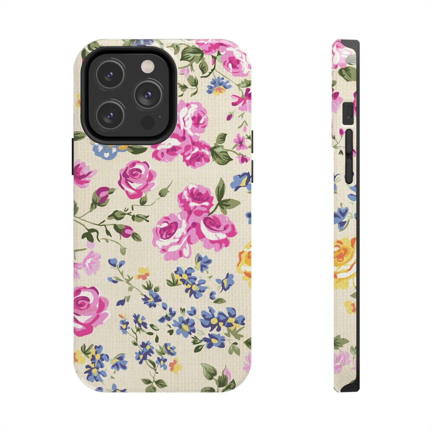 Western Pink Roses Design Tough Phone Case compatible with a large variety of iphone models