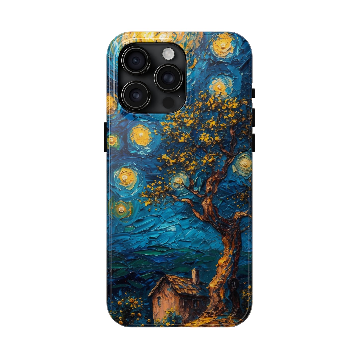 Yellow Dreamy Artistic Sky Design Tough Phone Case