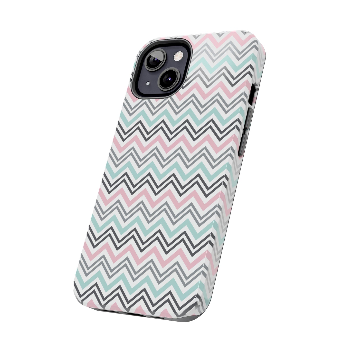 Pastel Chevron print design Tough Phone Case compatible with a large variety of iphone models