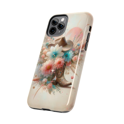 Western Boho Pattern Design Tough Phone Case compatible with a large variety of iPhone models, Gift, Phone Case