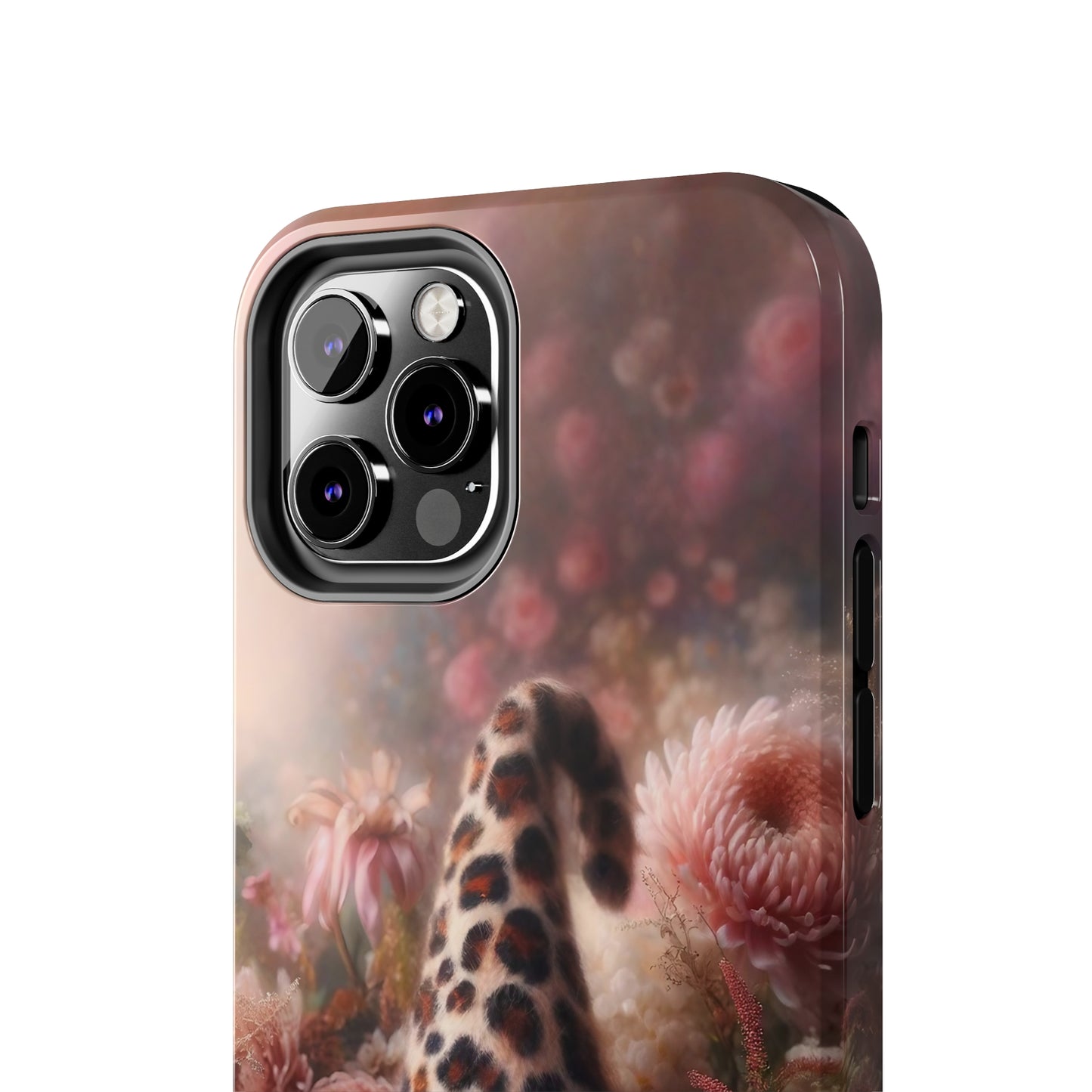 Leopard Print Fantasy Gnome Design Phone Case- Lightweight, Impact Resistant Cover for iPhone 6, 6s, 12, 13, 14, 15