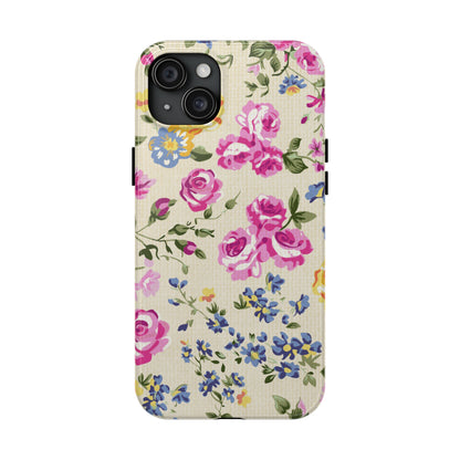 Western Pink Roses Design Tough Phone Case compatible with a large variety of iphone models