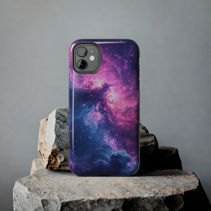 Cosmic Landscape Starry Night Design Phone Case- Lightweight, Impact Resistant Cover for iPhone 6, 6s, 12, 13, 14, 15