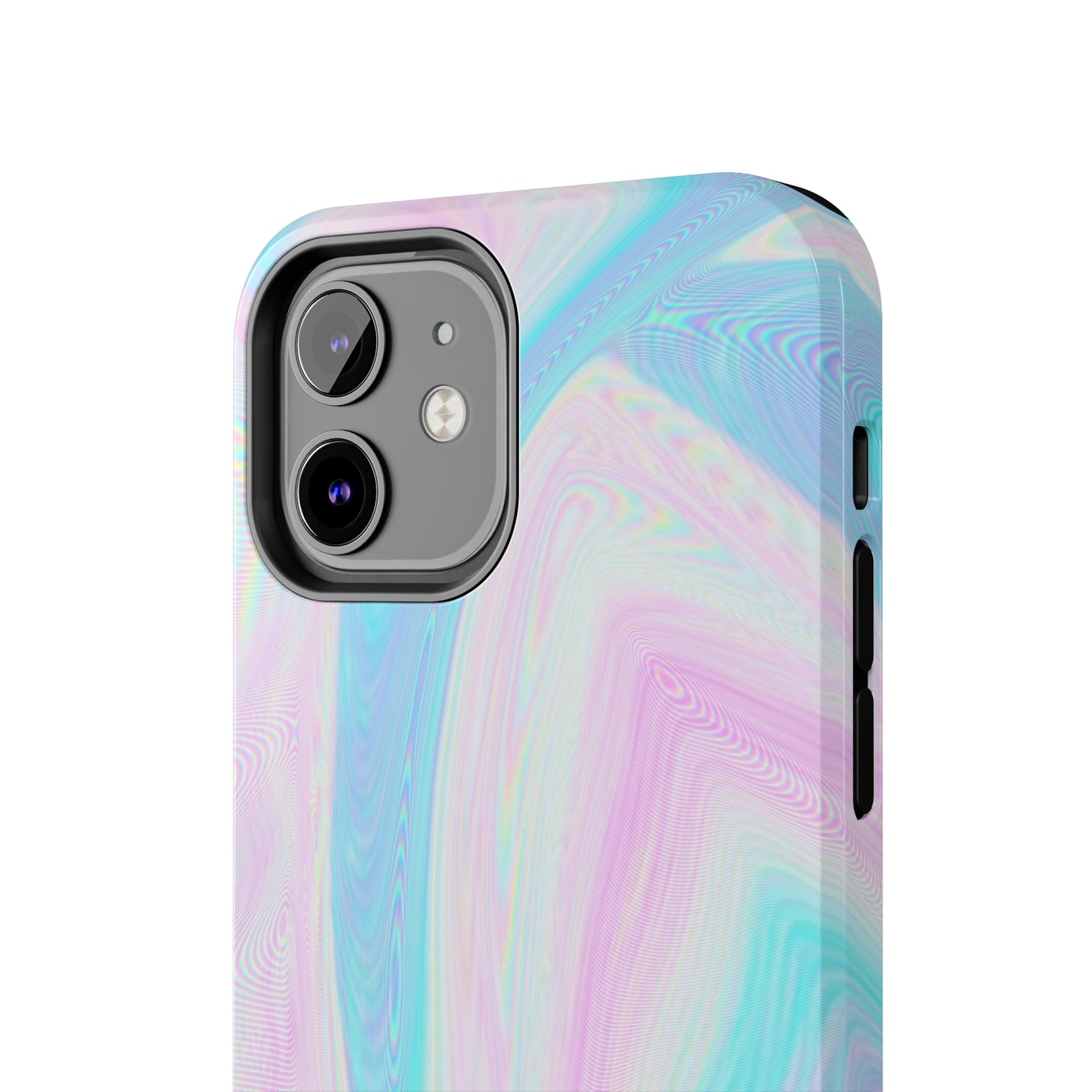 Pink and Blue Wave Design Phone Case- Lightweight, Impact Resistant Cover for iPhone 6, 6s, 12, 13, 14, 15