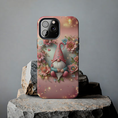 Super Cute Gnome Digital print Design Tough Phone Case compatible with a large variety of iPhone models, Gift, Phone Case