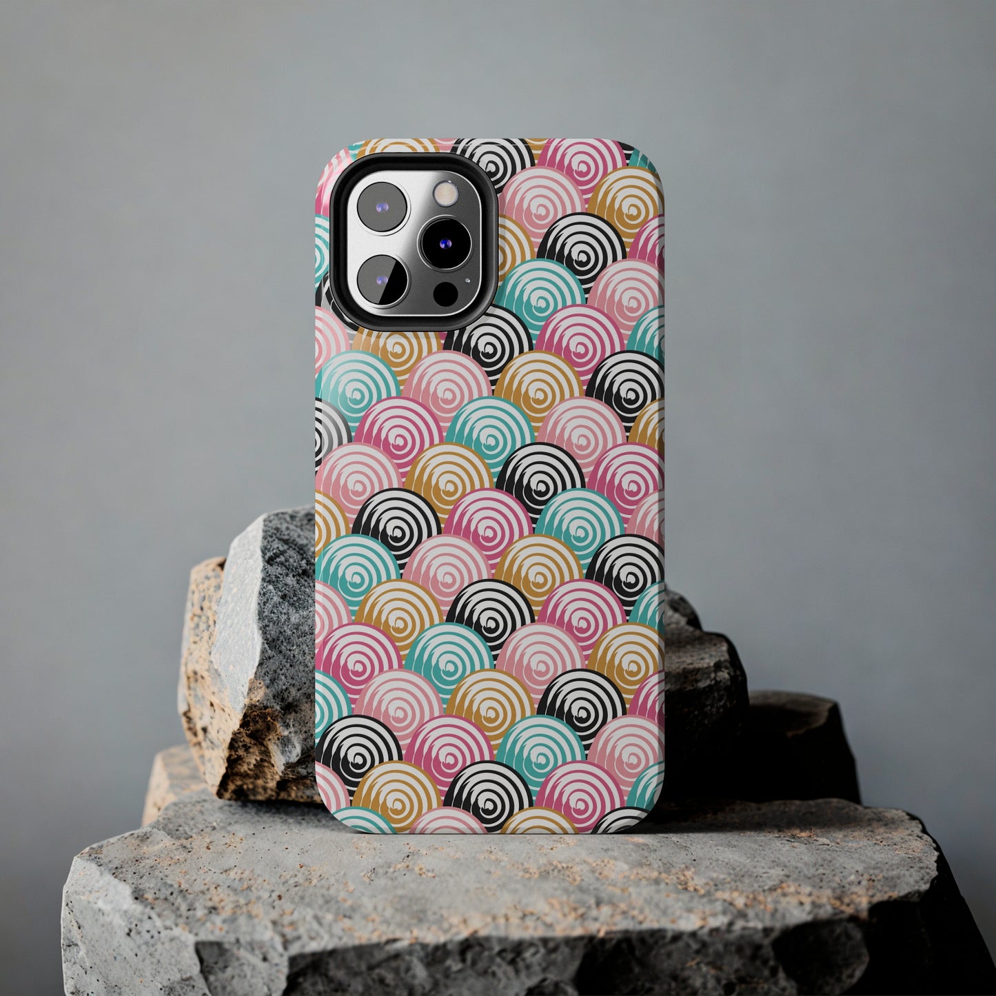 Rainbow Swirls Pattern design Tough Phone Case compatible with a large variety of iphone models