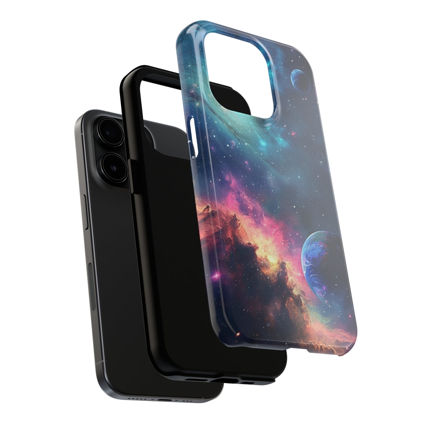 Galaxy pattern Digital print Design Tough Phone Case compatible with a large variety of iPhone models, Gift, Phone Case