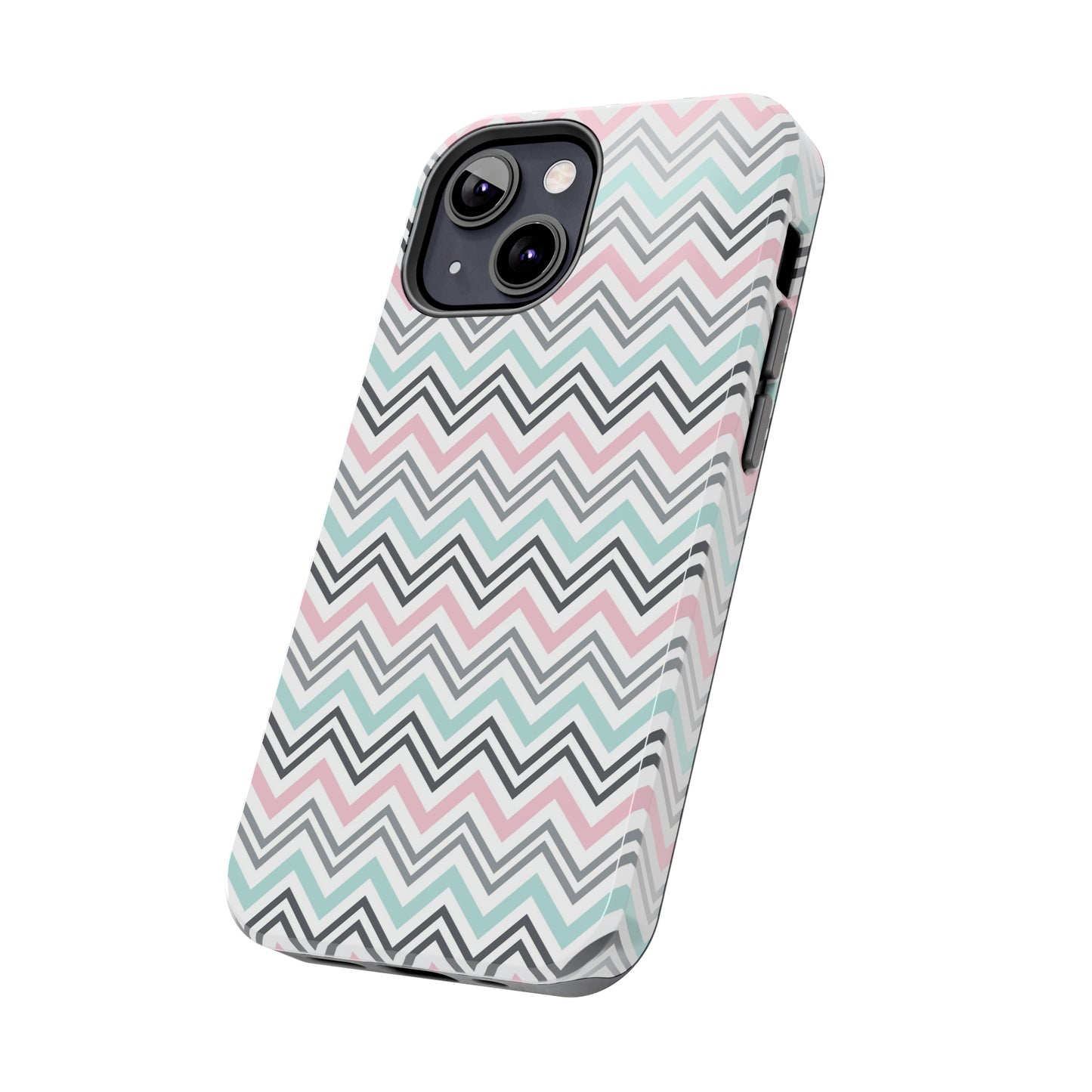 Pastel Chevron print design Tough Phone Case compatible with a large variety of iphone models