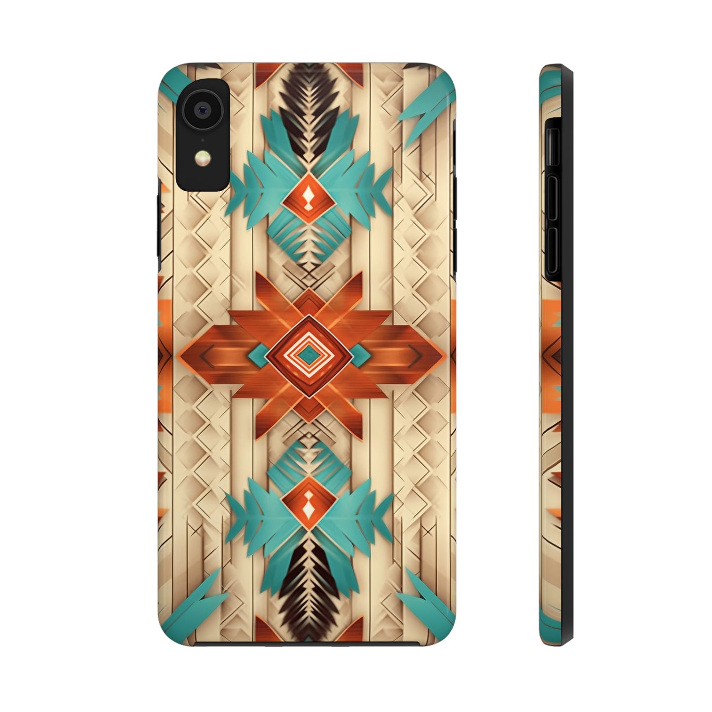 Beautiful Native American Pattern Design Tough Phone Case compatible with a large variety of iPhone models, Gift, Phone Case