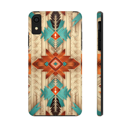 Beautiful Native American Pattern Design Tough Phone Case compatible with a large variety of iPhone models, Gift, Phone Case