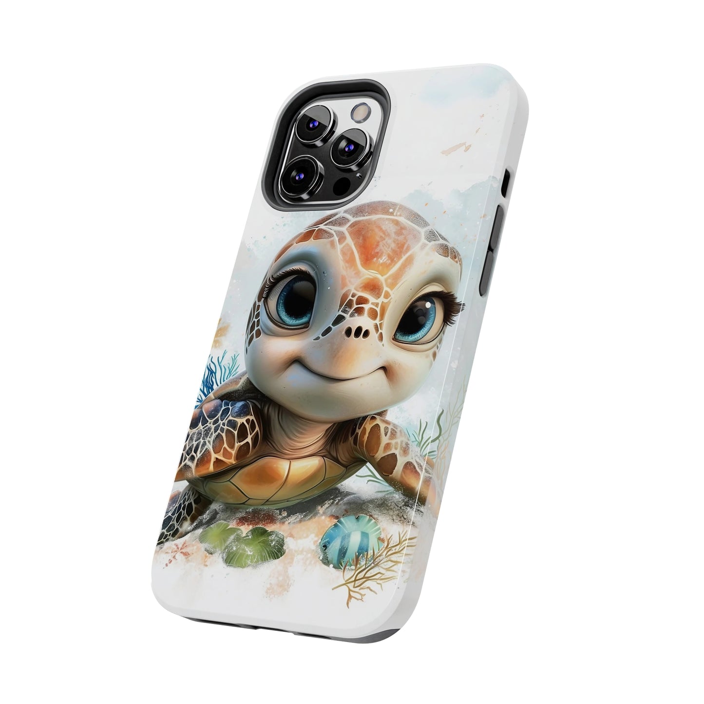 Cute Sea Turtle print Design Tough Phone Case compatible with a large variety of iPhone models, Gift, Phone Case