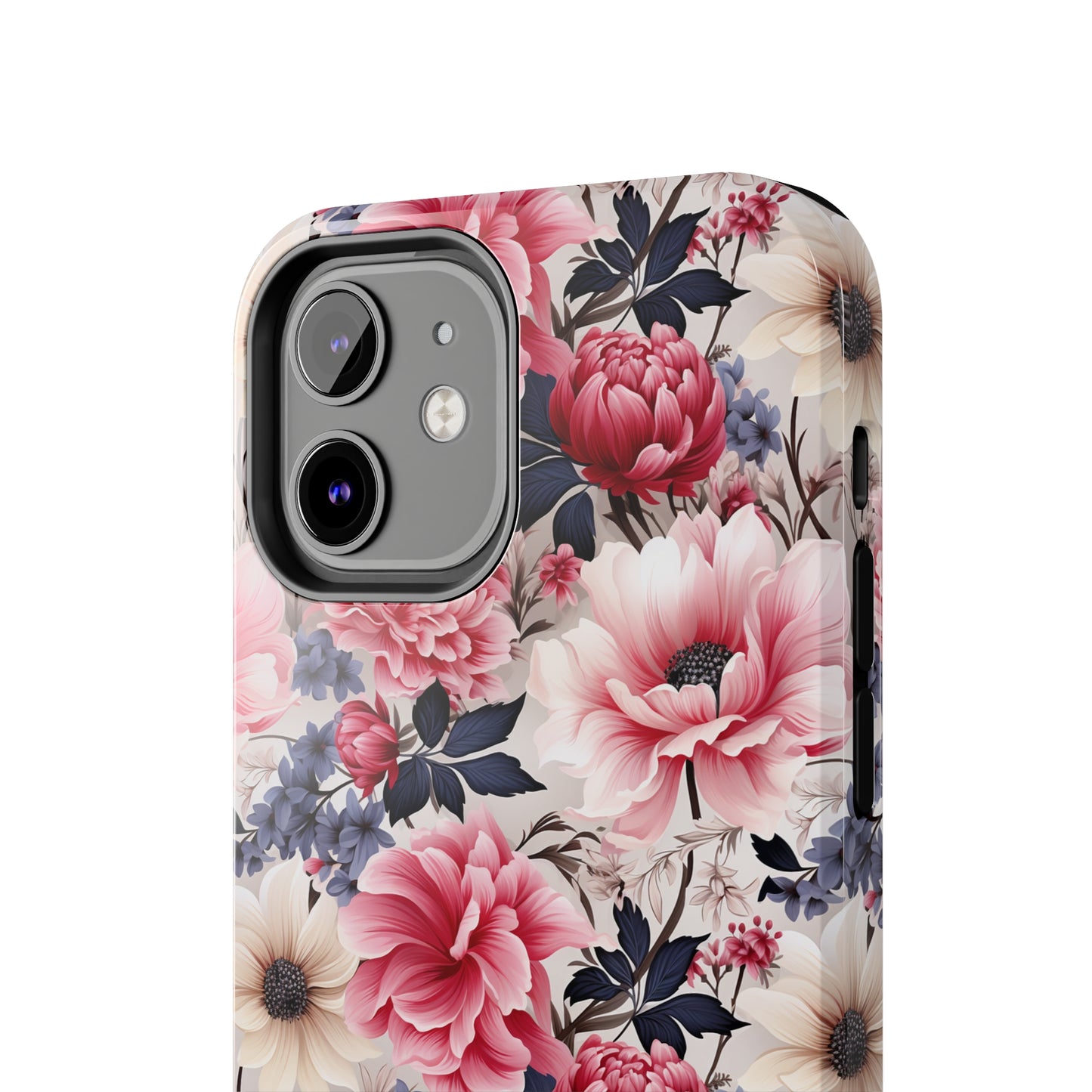 Elegant Blooms Digital print Design Tough Phone Case compatible with a large variety of iPhone models, Gift, Phone Case