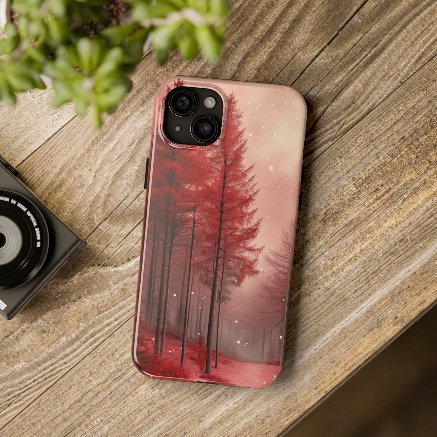 Enchanted Forest Design Phone Case- Lightweight, Impact Resistant Cover for iPhone 6, 6s, 12, 13, 14, 15