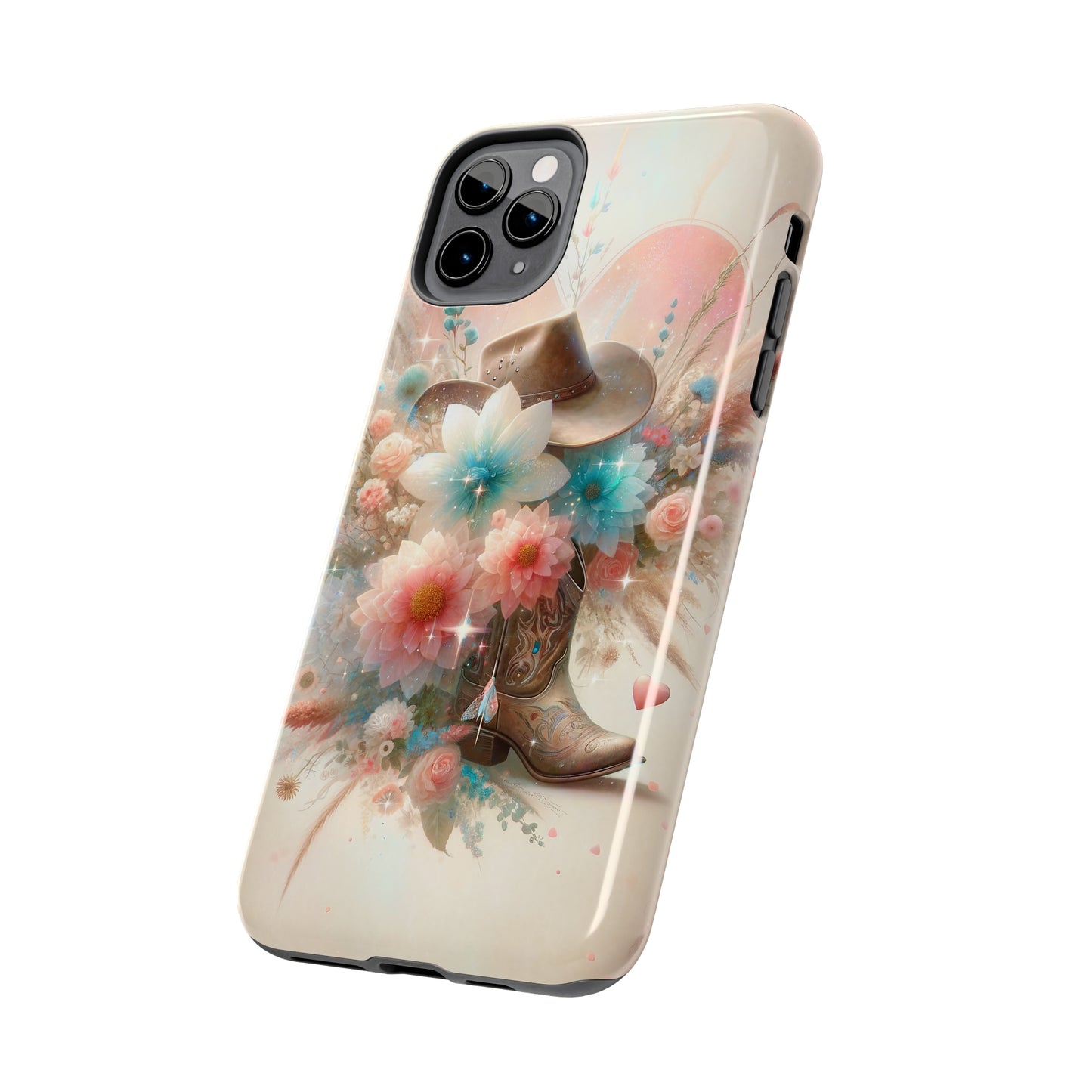 Western Boho Pattern Design Tough Phone Case compatible with a large variety of iPhone models, Gift, Phone Case