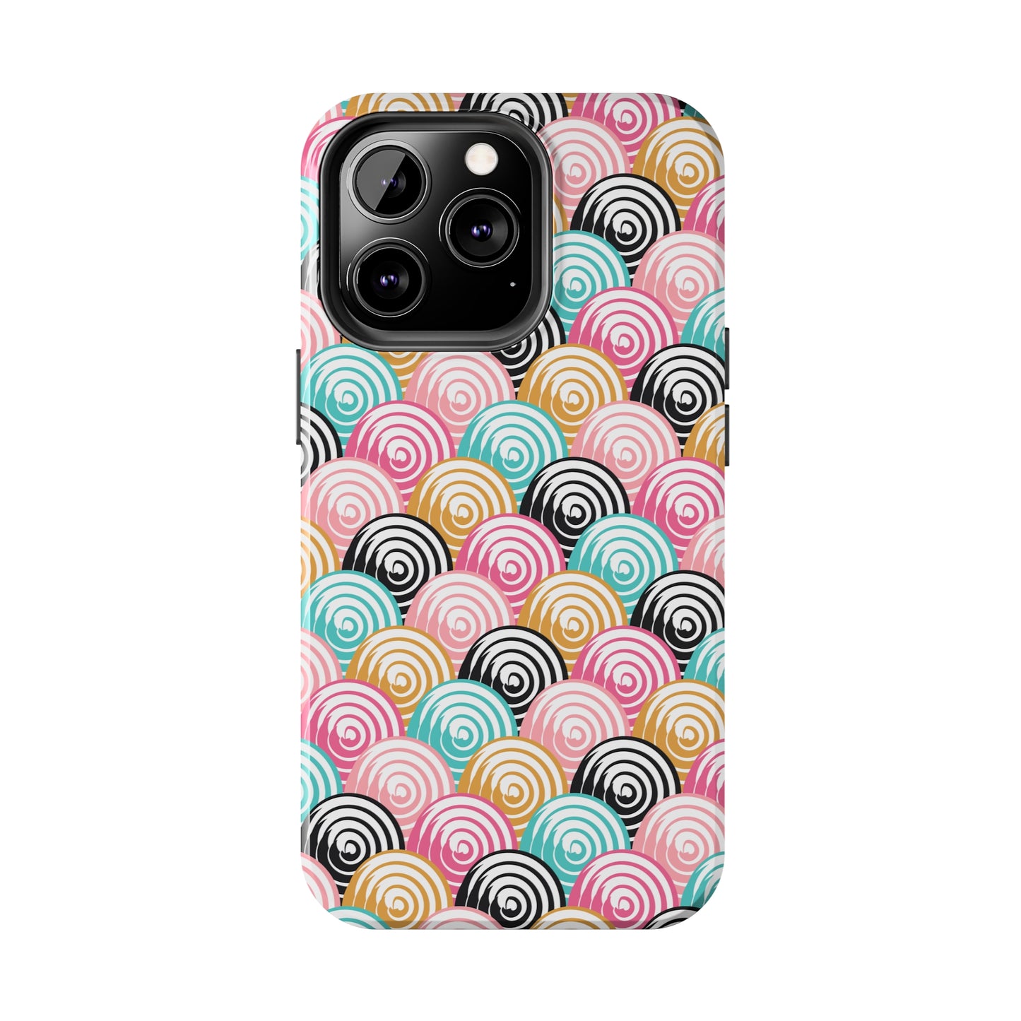 Rainbow Swirls Pattern design Tough Phone Case compatible with a large variety of iphone models