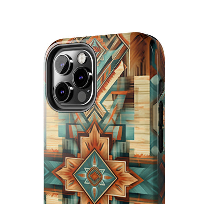 Native American Pattern Design Tough Phone Case compatible with a large variety of iPhone models, Gift, Phone Case