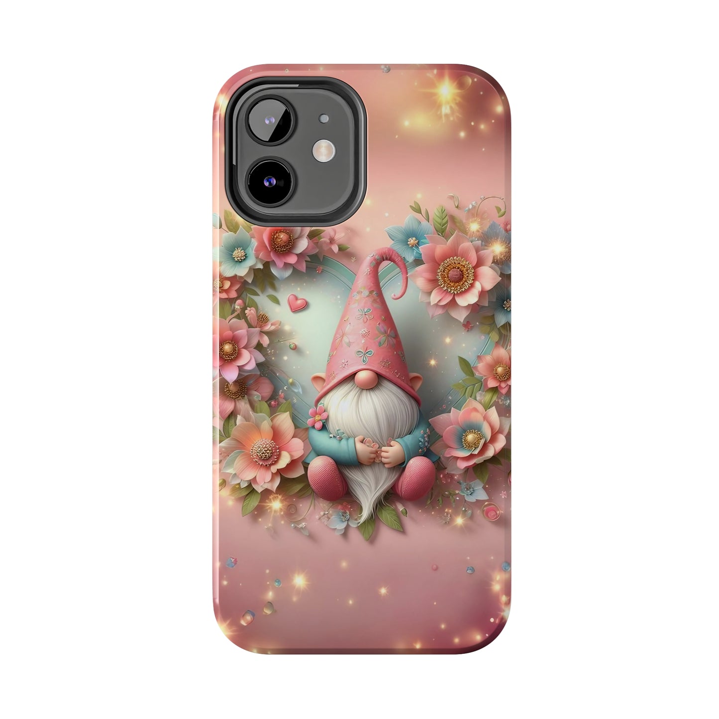 Super Cute Gnome Digital print Design Tough Phone Case compatible with a large variety of iPhone models, Gift, Phone Case