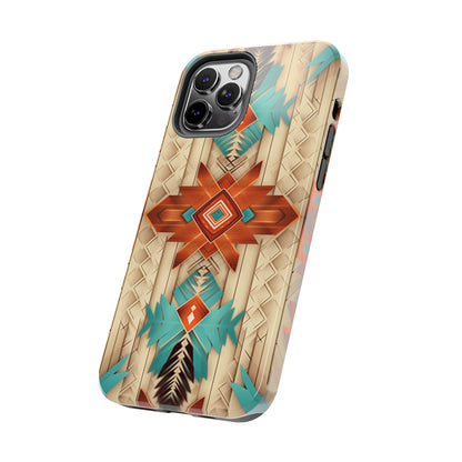 Beautiful Native American Pattern Design Tough Phone Case compatible with a large variety of iPhone models, Gift, Phone Case