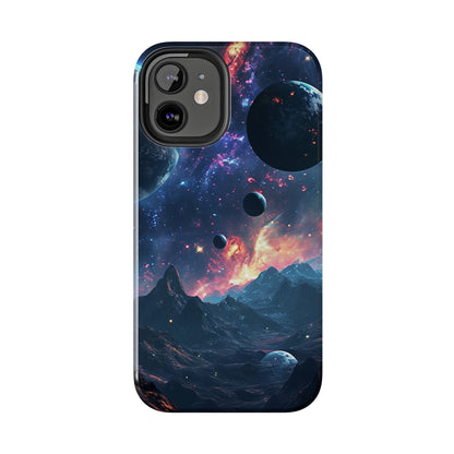 Galaxy Themed Digital print Design Tough Phone Case compatible with a large variety of iPhone models, Gift, Phone Case