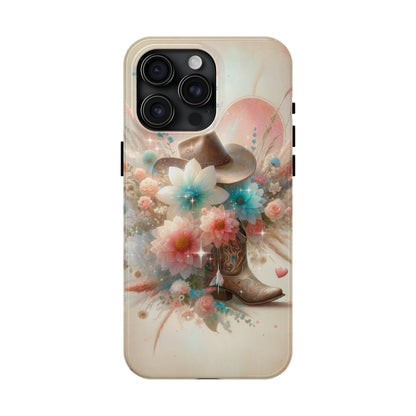 Western Boho Pattern Design Tough Phone Case compatible with a large variety of iPhone models, Gift, Phone Case