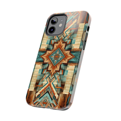 Native American Pattern Design Tough Phone Case compatible with a large variety of iPhone models, Gift, Phone Case