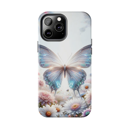 Fantasy Butterfly and Floral design Tough Phone Case compatible with a large variety of iphone models