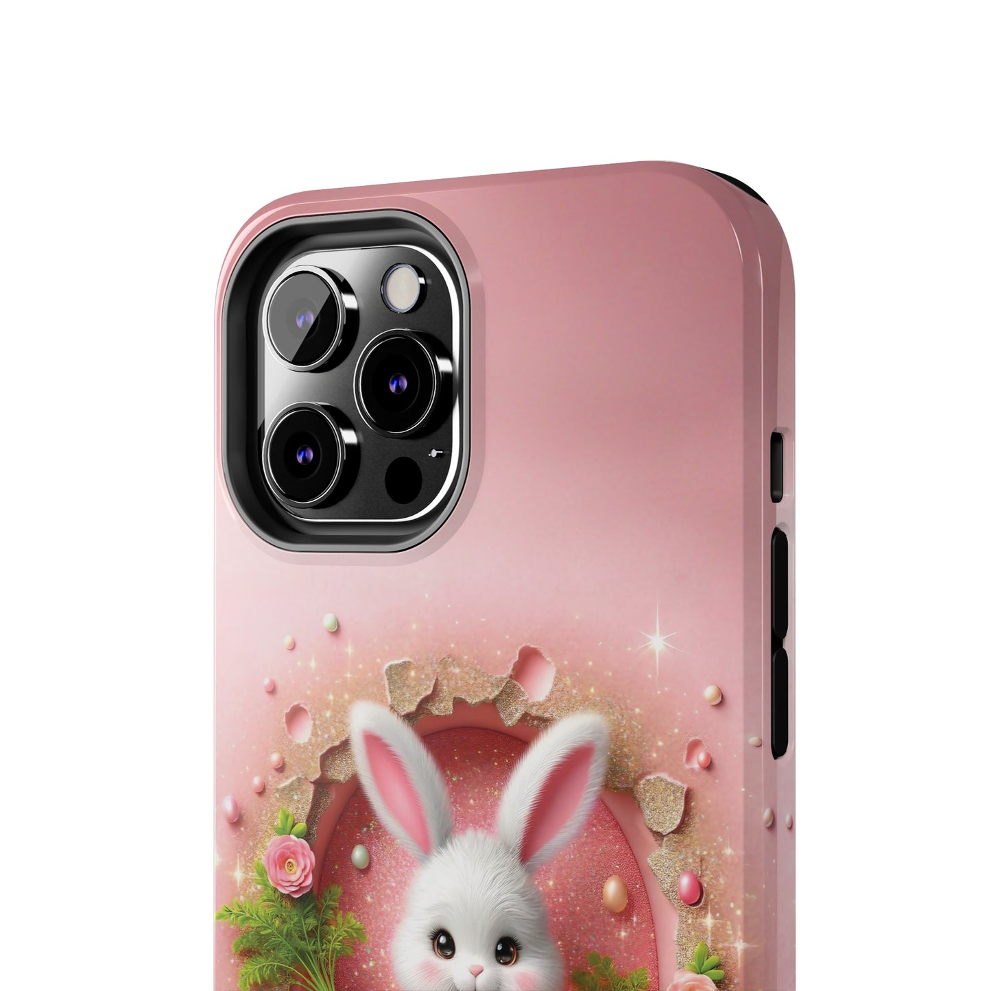 Easter Bunny Hole in the Wall design Tough Phone Case compatible with a large variety of iphone models