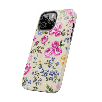 Western Pink Roses Design Tough Phone Case compatible with a large variety of iphone models