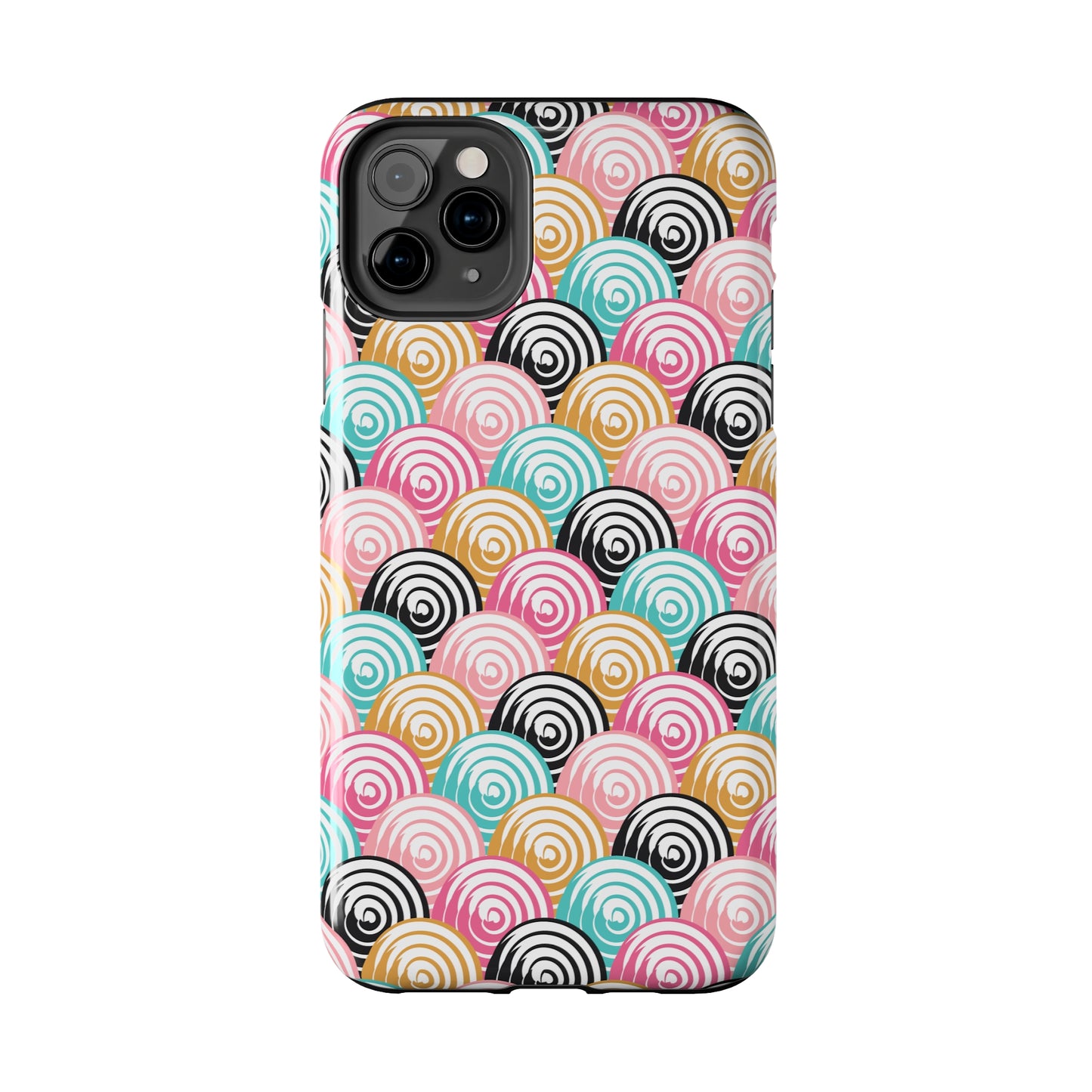 Rainbow Swirls Pattern design Tough Phone Case compatible with a large variety of iphone models