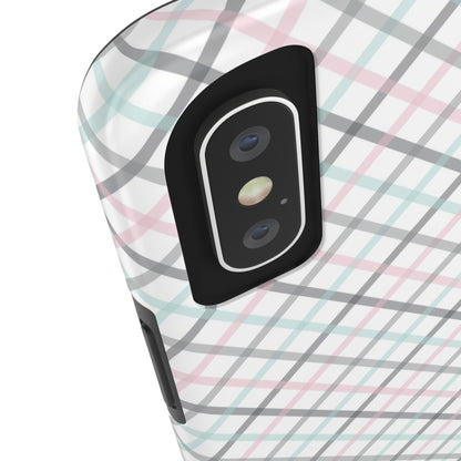 Multicolor Striped Pattern design Tough Phone Case compatible with a large variety of iphone models