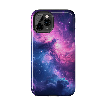 Cosmic Landscape Starry Night Design Phone Case- Lightweight, Impact Resistant Cover for iPhone 6, 6s, 12, 13, 14, 15