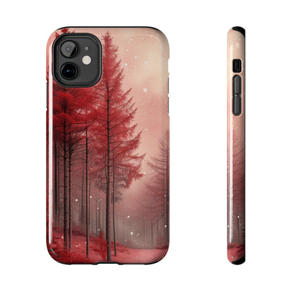 Enchanted Forest Design Phone Case- Lightweight, Impact Resistant Cover for iPhone 6, 6s, 12, 13, 14, 15