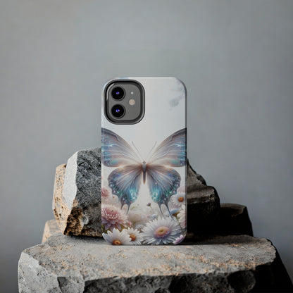 Fantasy Butterfly and Floral design Tough Phone Case compatible with a large variety of iphone models