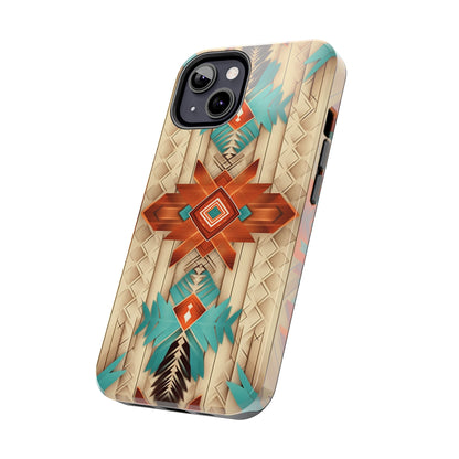 Beautiful Native American Pattern Design Tough Phone Case compatible with a large variety of iPhone models, Gift, Phone Case