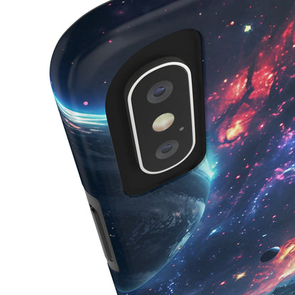 Galaxy Themed Digital print Design Tough Phone Case compatible with a large variety of iPhone models, Gift, Phone Case