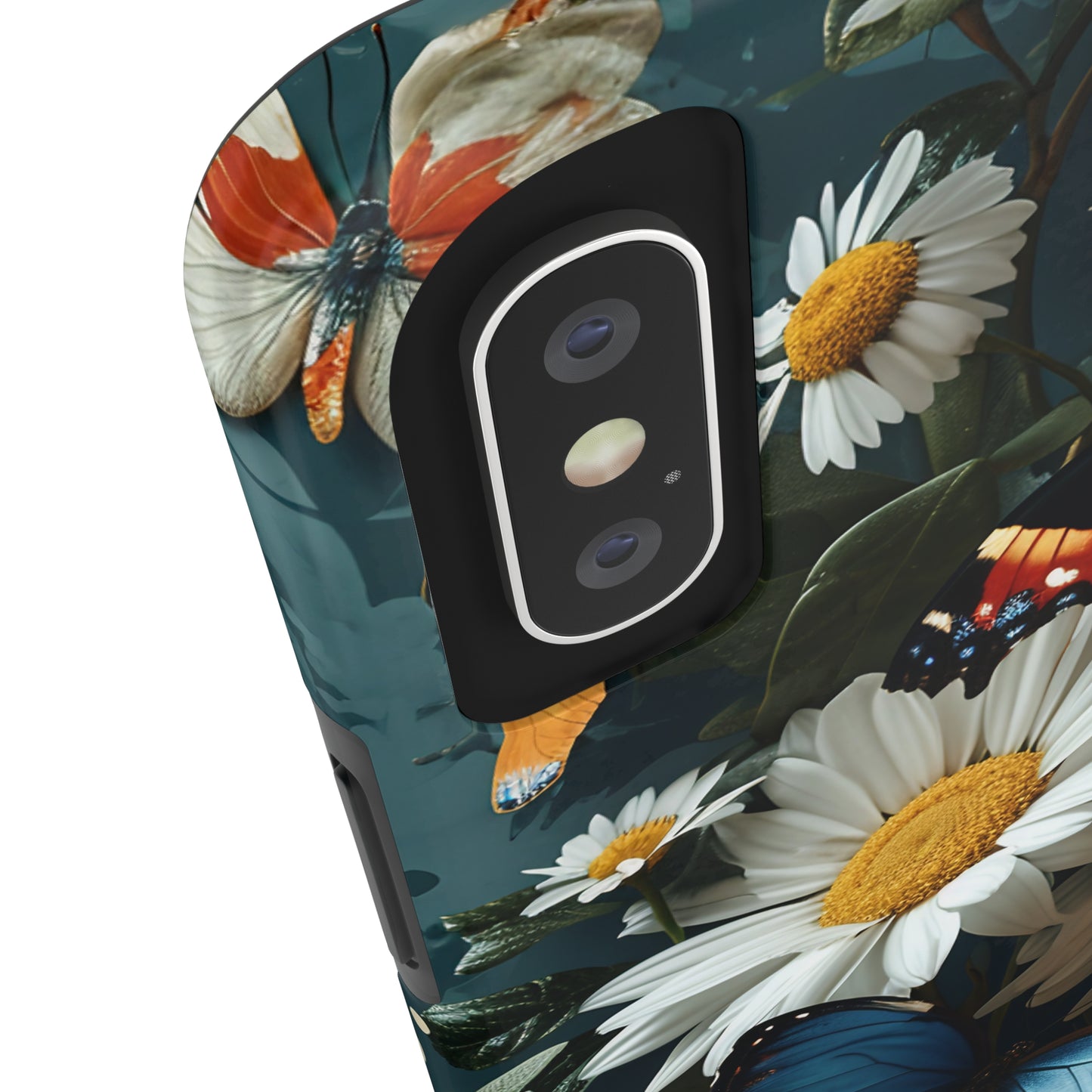 Wildflowers & Butterflies Vibrant Tones Digital print Design Tough Phone Case compatible with a large variety of iPhone models, Phone Case