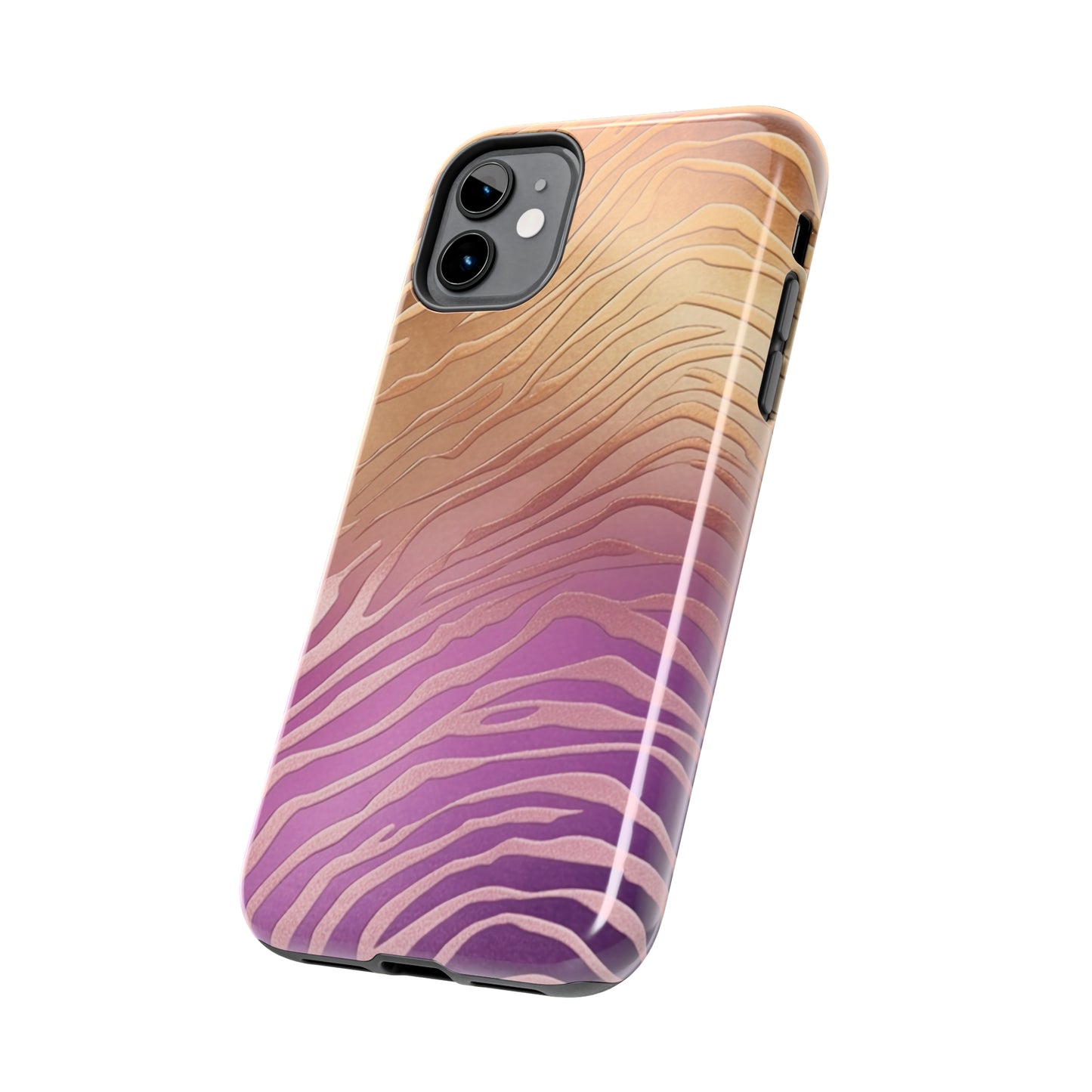 Modern Twist Zebra print design Phone Case- Lightweight, Impact Resistant Cover for iPhone 6, 6s, 12, 13, 14, 15