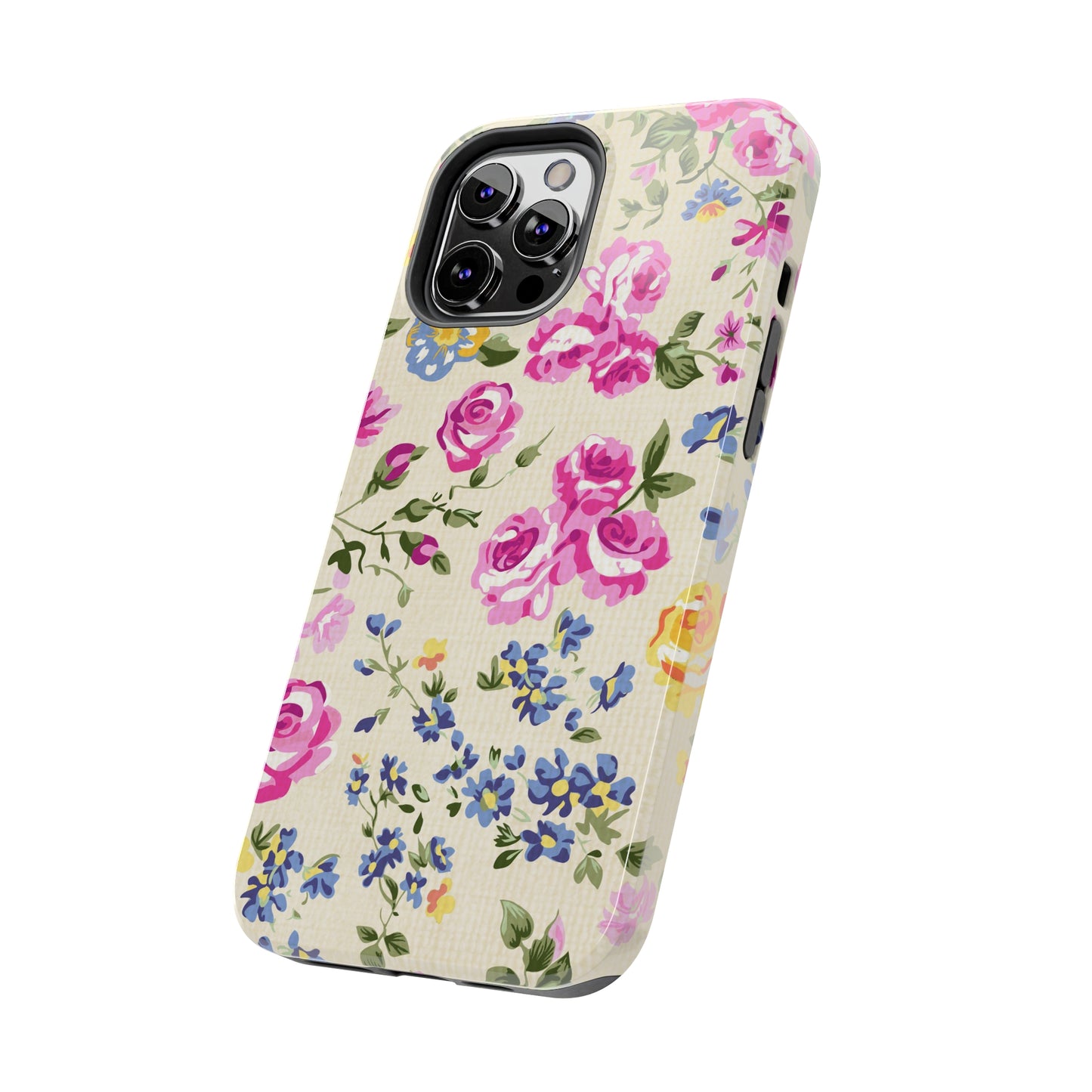 Western Pink Roses Design Tough Phone Case compatible with a large variety of iphone models