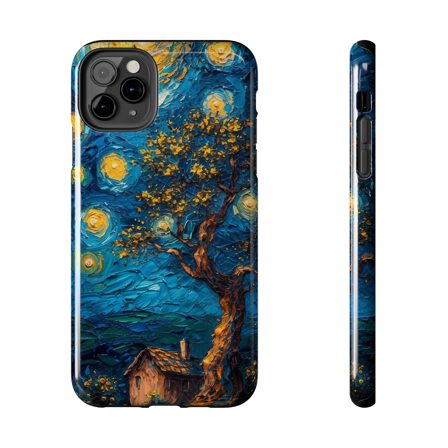 Yellow Dreamy Artistic Sky Design Tough Phone Case