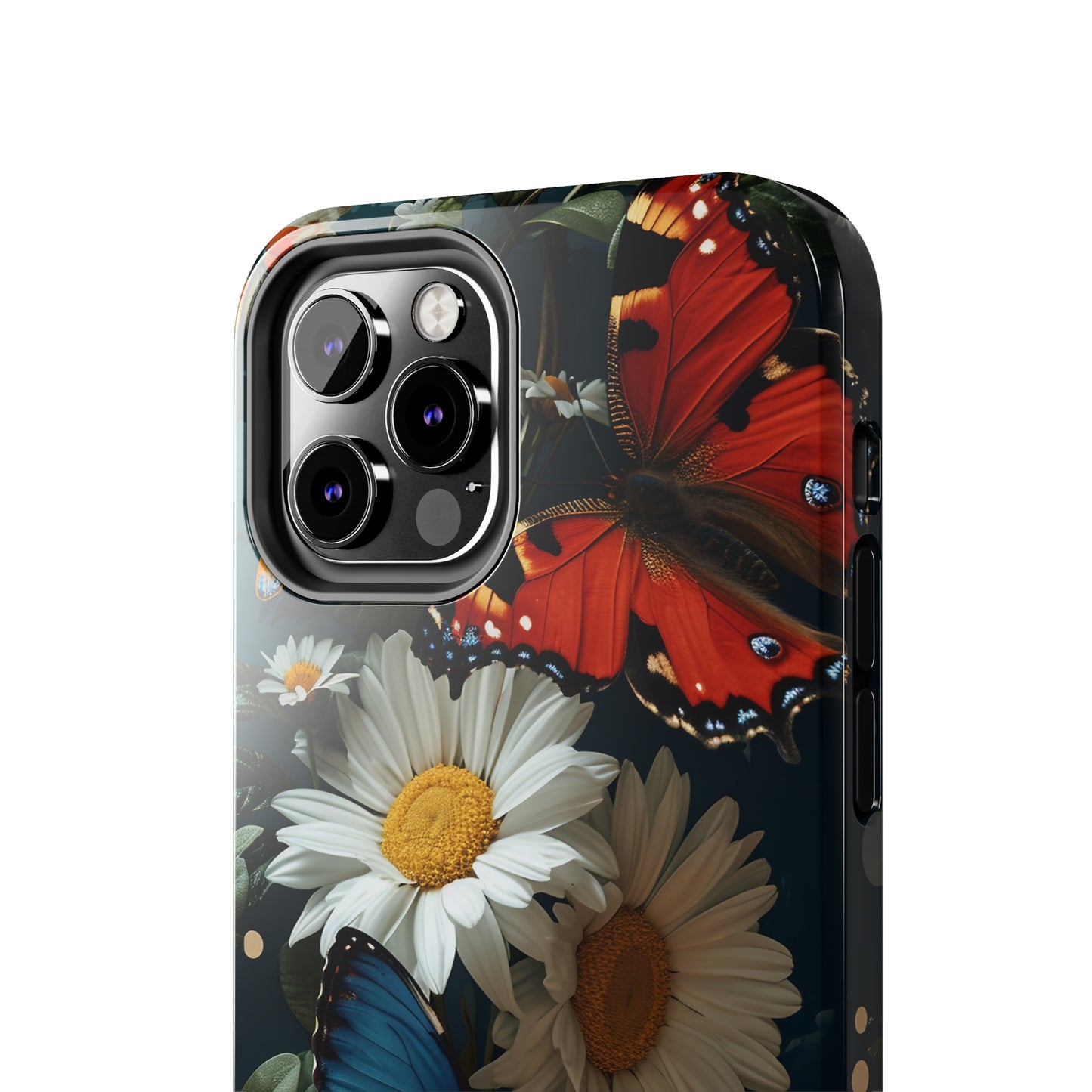 Wildflowers & Butterflies Vibrant Tones Digital print Design Tough Phone Case compatible with a large variety of iPhone models, Phone Case