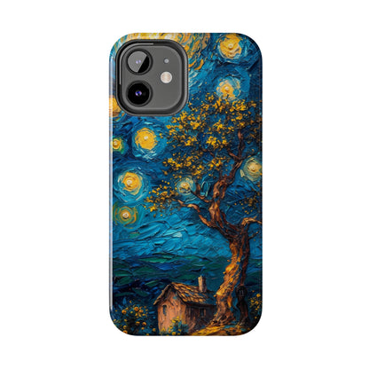 Yellow Dreamy Artistic Sky Design Tough Phone Case