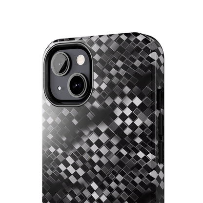 3D Checkerboard Print Pattern Design Tough Phone Case compatible with a large variety of iPhone models, Phone Case, Gift