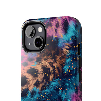 Multicolor unique leopard Pattern Design Tough Phone Case compatible with a large variety of iPhone models, Gift, Phone Case