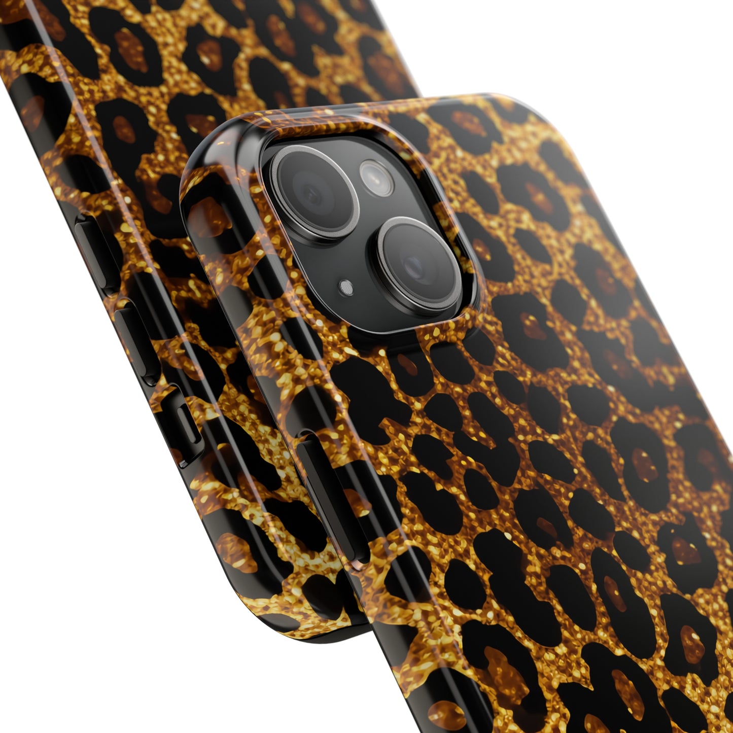 Cheetah Print design Tough Phone Case compatible with a large variety of iPhone models, Birthday Gift, Phone Case