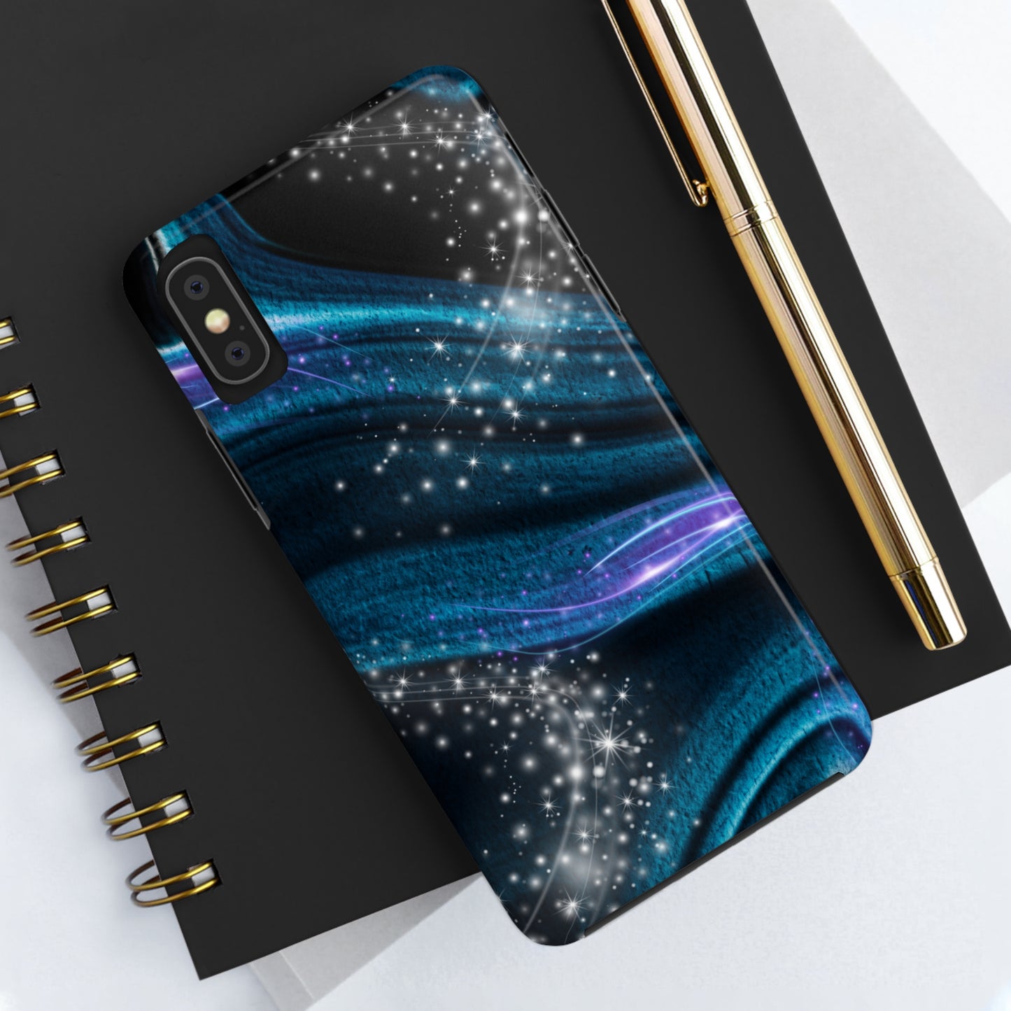 Night Sky Print design Tough Phone Case compatible with a large variety of iPhone models, Birthday Gift, Phone Case