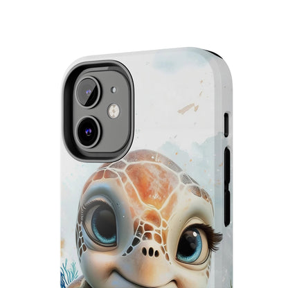 Cute Sea Turtle print Design Tough Phone Case compatible with a large variety of iPhone models, Gift, Phone Case