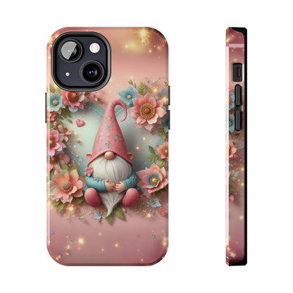 Super Cute Gnome Digital print Design Tough Phone Case compatible with a large variety of iPhone models, Gift, Phone Case