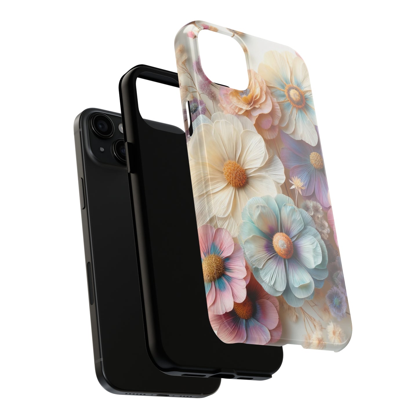 Beautiful Spring Flower Bouquet Digital print Design Tough Phone Case compatible with a large variety of iPhone models, Gift, Phone Case