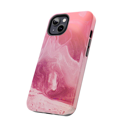 Pink Marble Design Tough Phone Case compatible with a large variety of iphone models, Gift, Phone Case